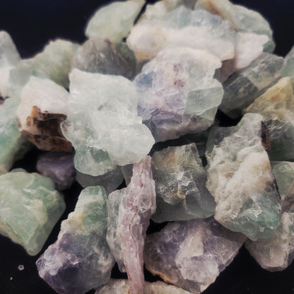 Fluorite, Multicolor, Rough