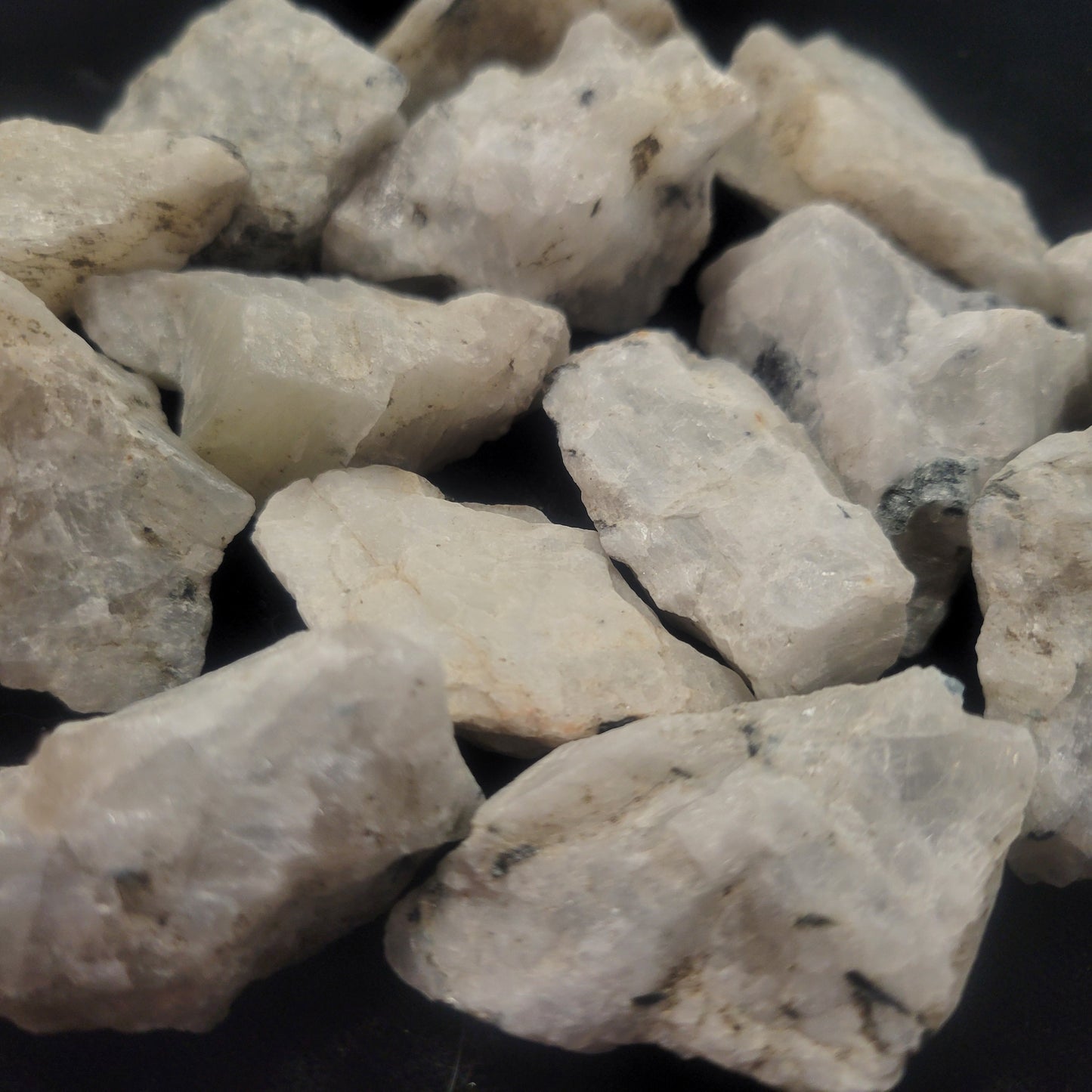 Rainbow Moonstone, Rough