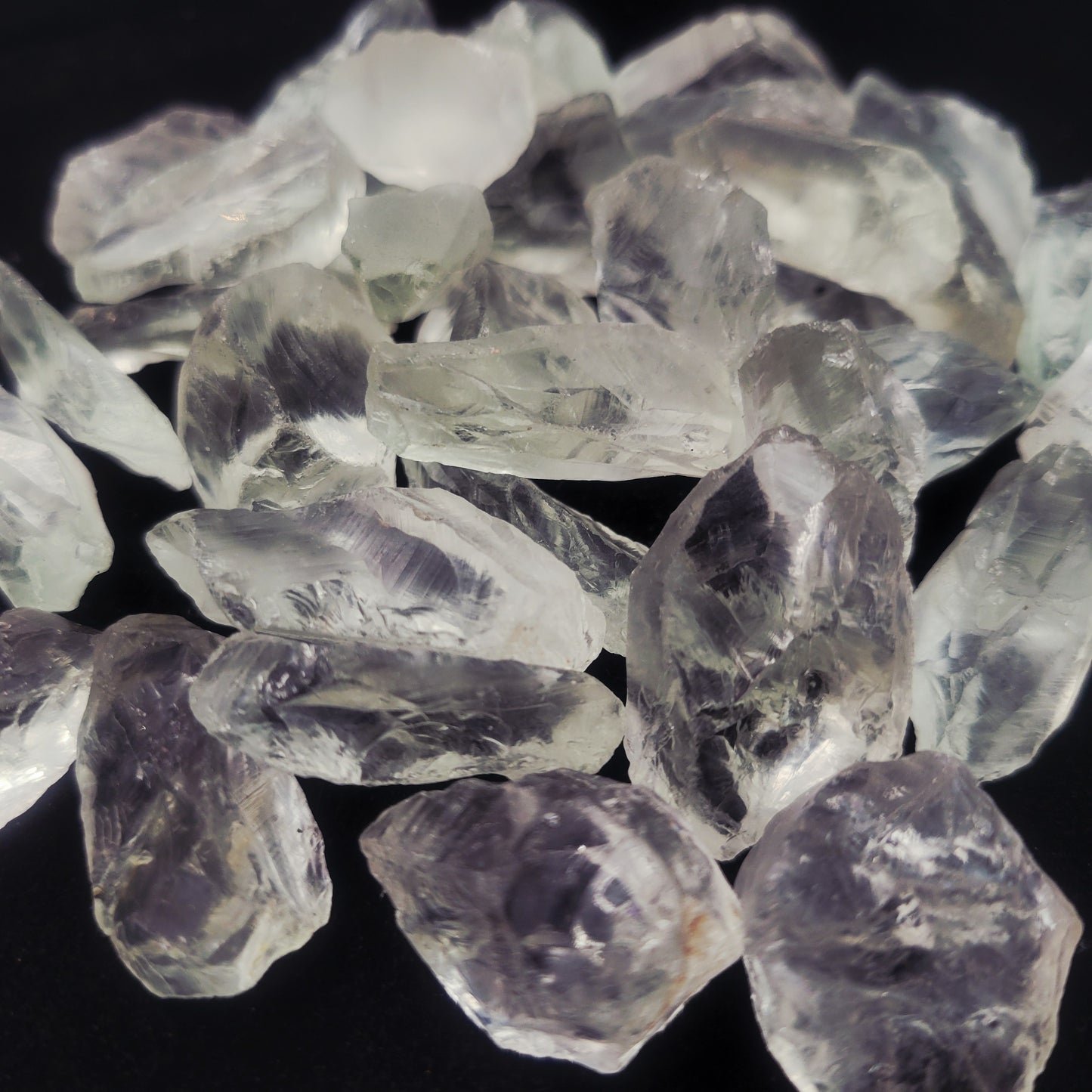 Prasiolite, Rough