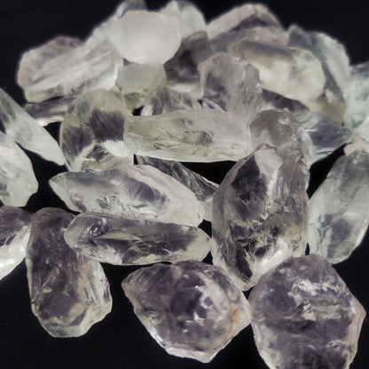 Prasiolite, Rough