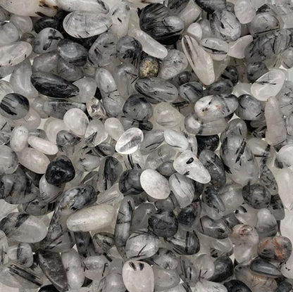 Quartz w/ Black Tourmaline (Toumalated Quartz)