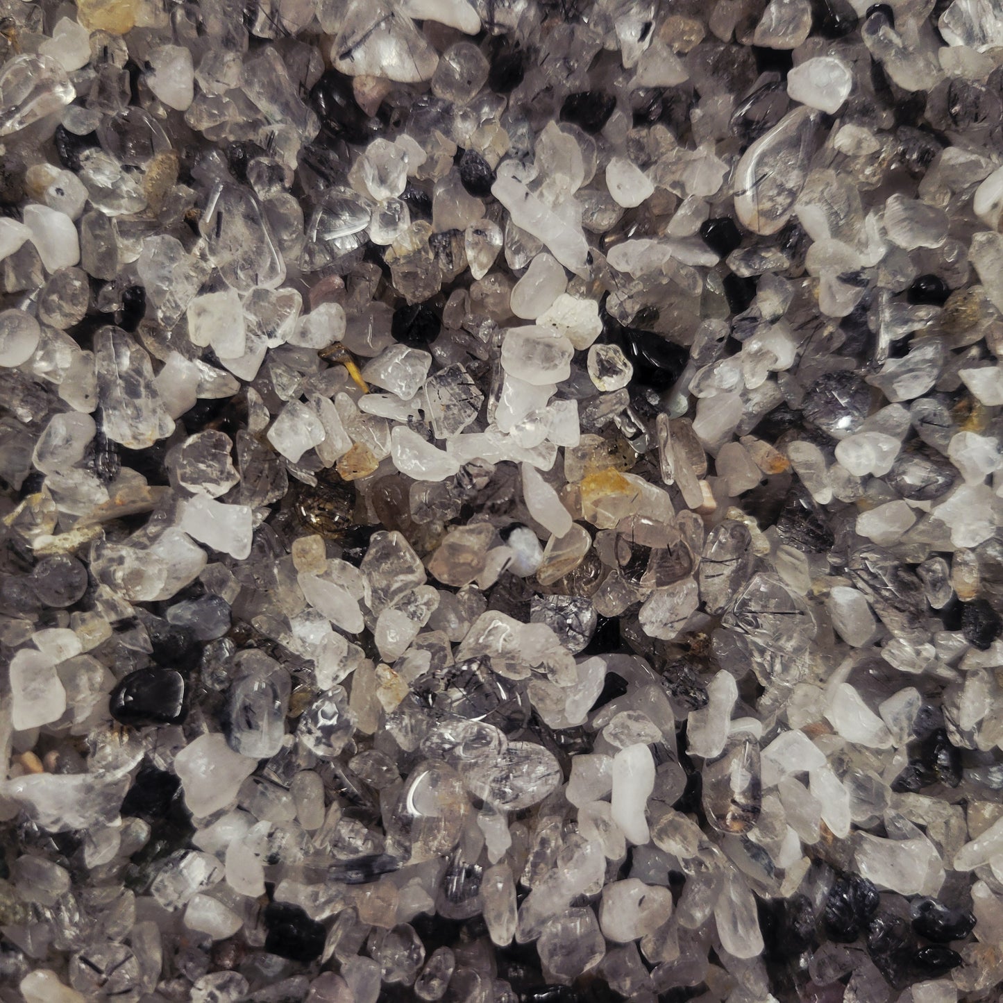 Quartz w/ Black Tourmaline (Toumalated Quartz)