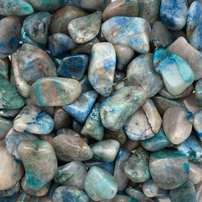 Quartz w/ Chrysocolla