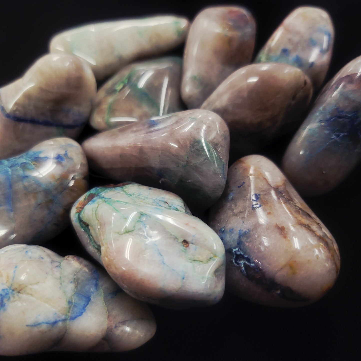 Quartz w/ Chrysocolla