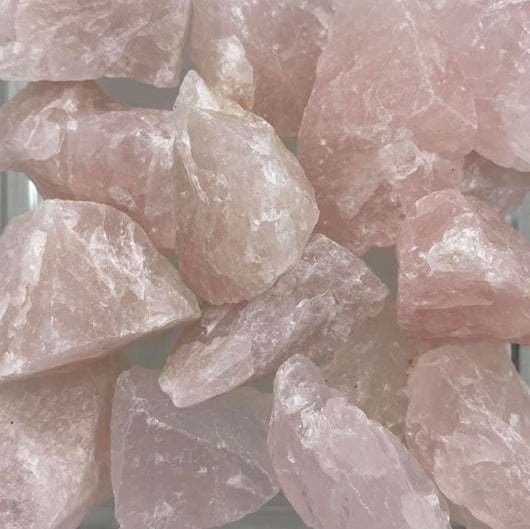 Rose Quartz Rough, Large