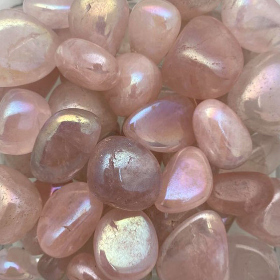 Angel Aura Rose Quartz, Small