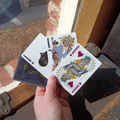 Under the Moon (Midnight Blue) Playing Cards