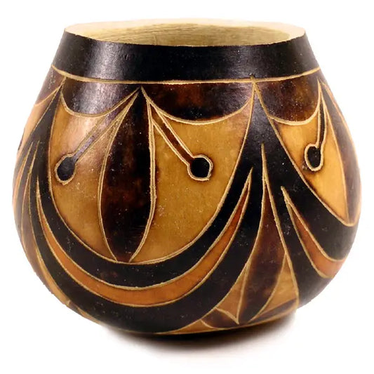 BOWL - GOURD BOWL GEO CLASSIC PERU
