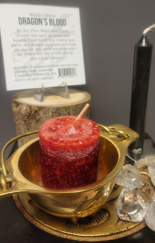 Dragon's Blood Witch's Brew Coventry Creations Votive