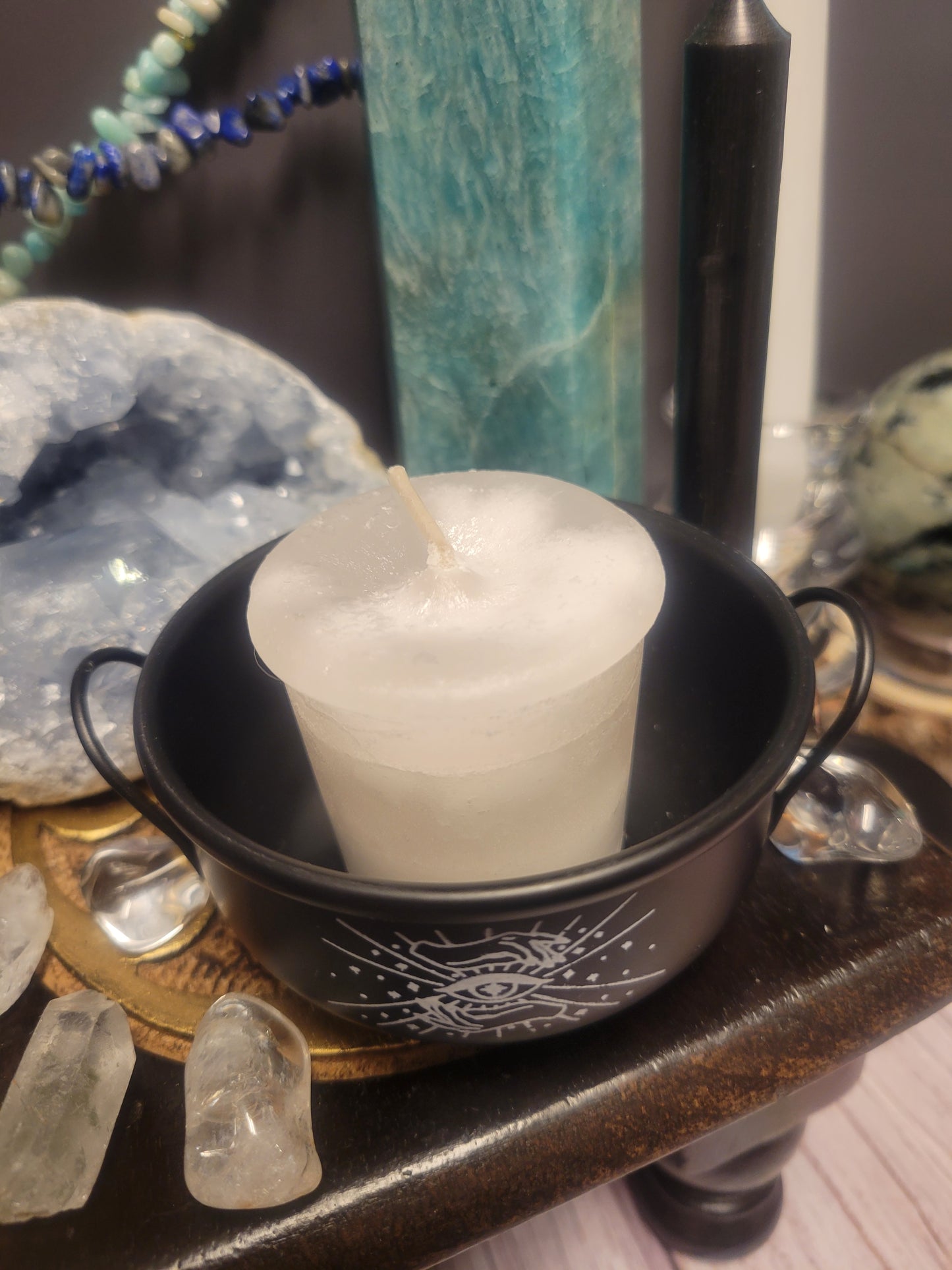 Angel Wings Crystal Journey Votive