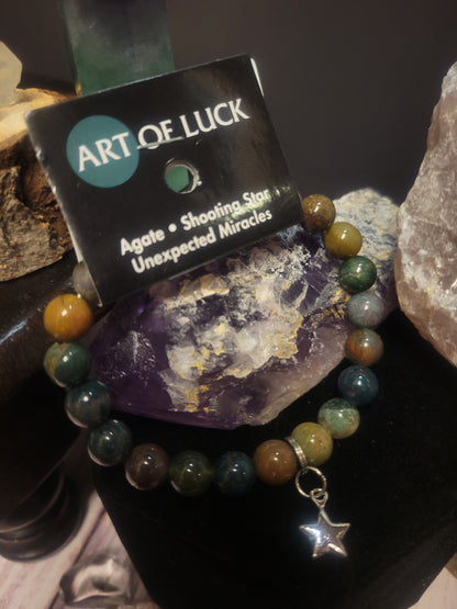 Unexpected Miracles Agate Art of Luck Bracelet