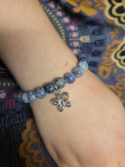 Live Happy & Healthy Sodalite Art of Luck Bracelet