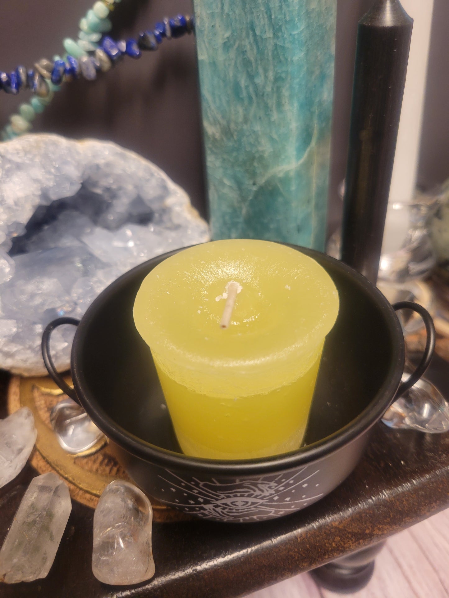 Bergamot Crystal Journey Votive