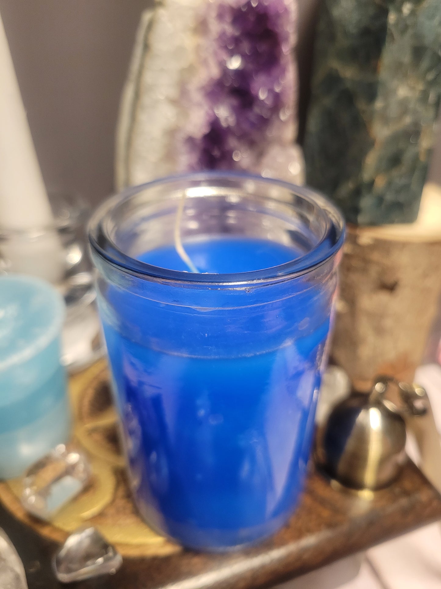 Blue 50 Hour Candle