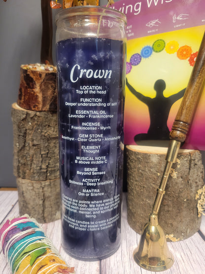 Crown Chakra 7 Day Candle