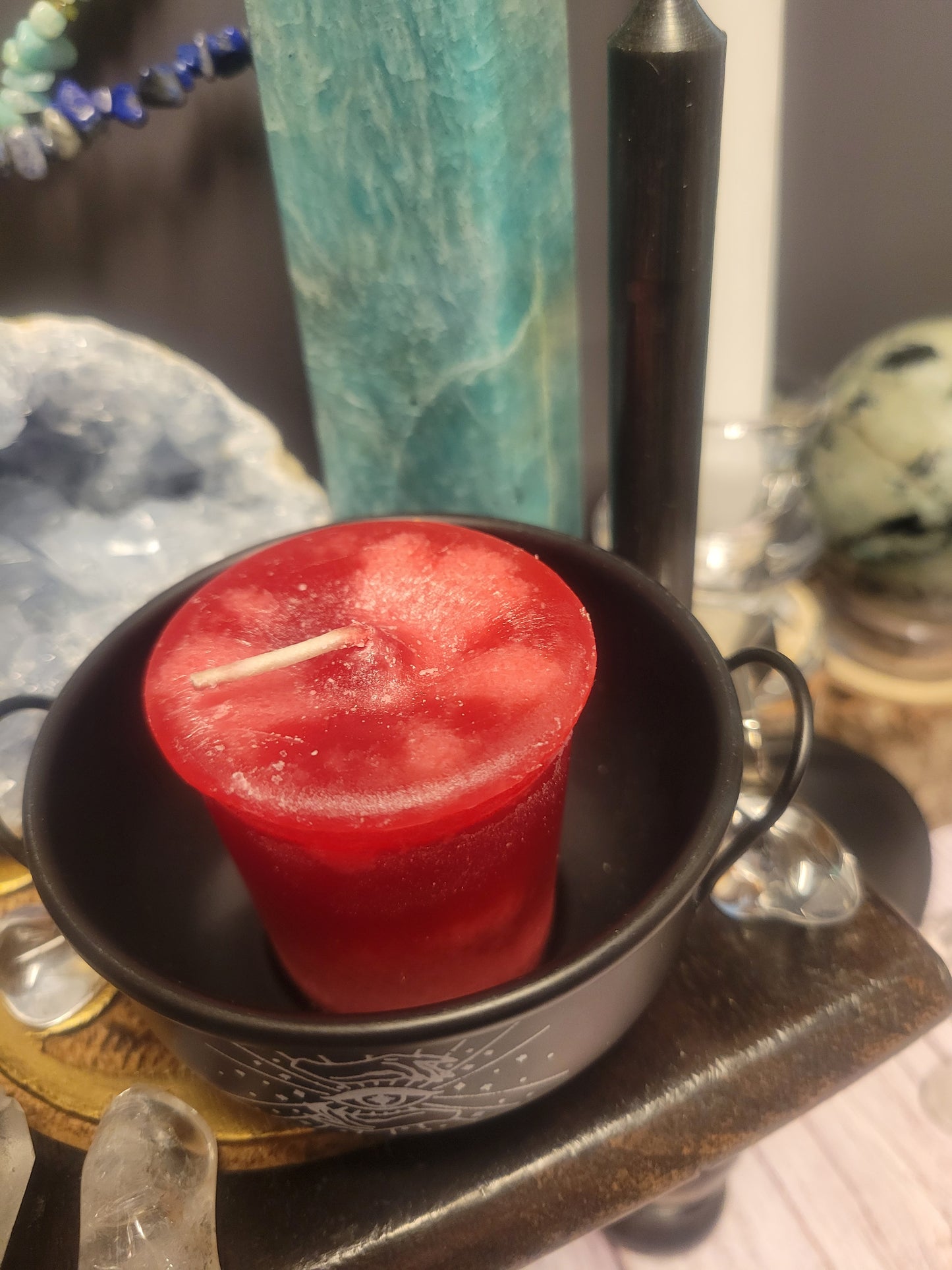 Frankincense Crystal Journey Votive