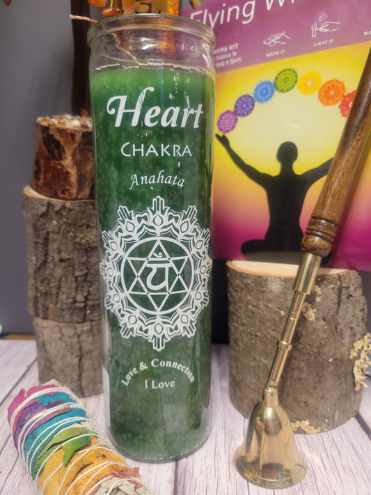 Heart Chakra 7 Day Candle