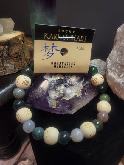 Unexpected Miracles Agate Karmalogy Bracelet