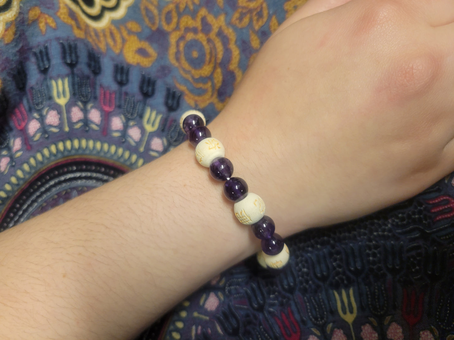 Good Health & Inner Balance Amethyst Karmology Bracelet