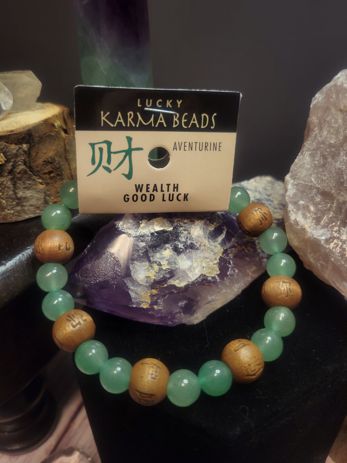 Wealth & Good Luck Aventurine Karmalogy Bracelet