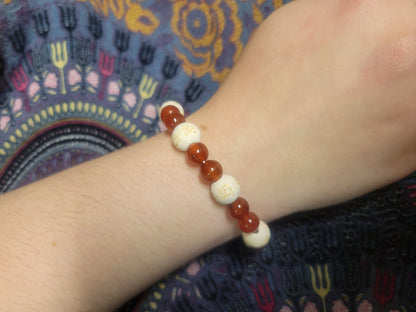 Empowerment & Wisdom Carnelian Karmology Bracelet