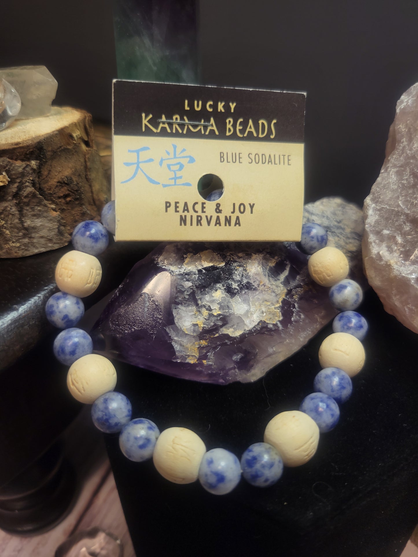 Peace, Joy & Nirvana Sodalite Karmalogy Bracelet