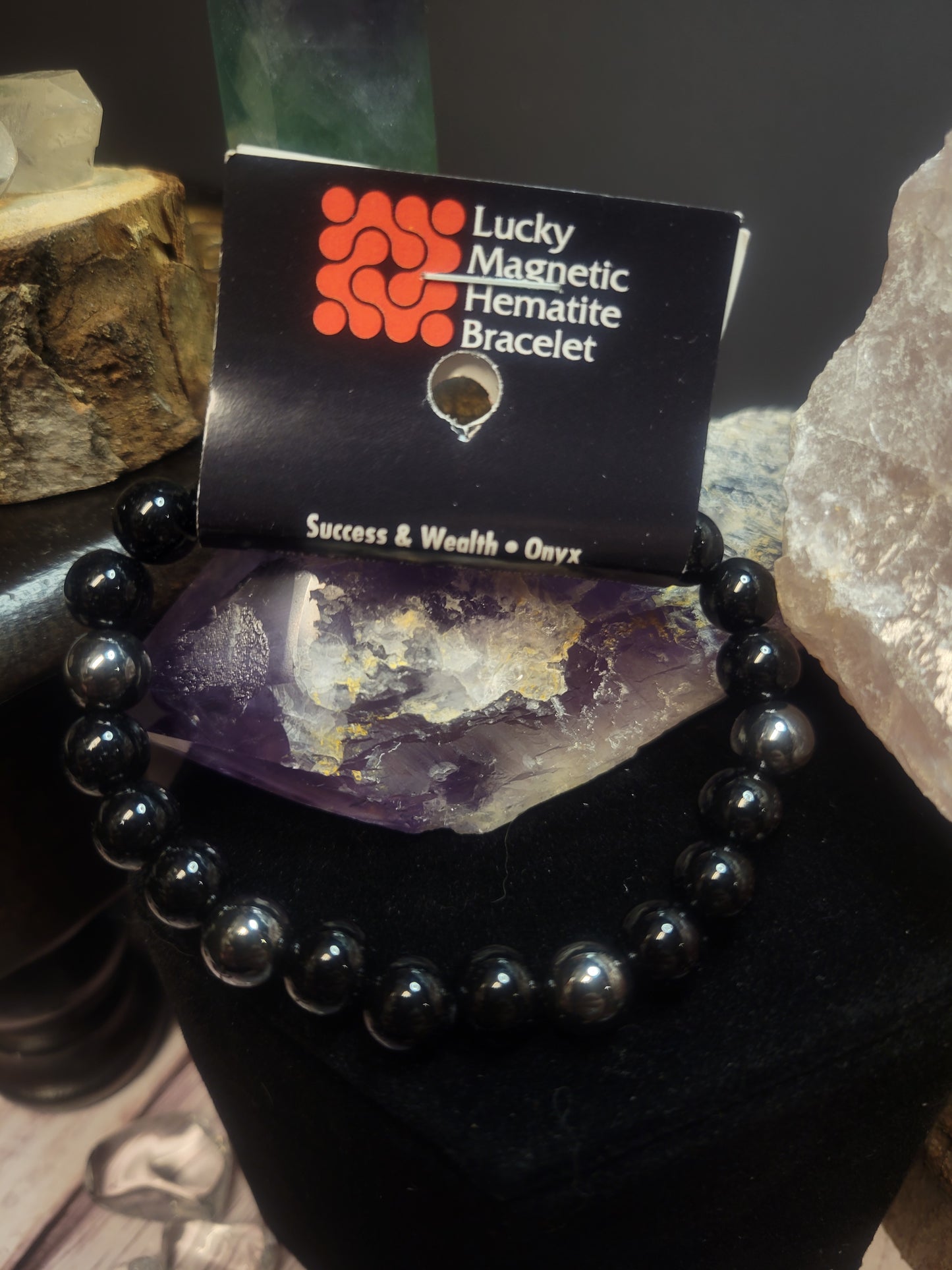 Success Onyx Lucky Magnetic Bracelet