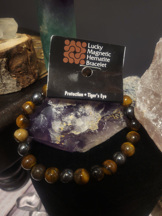 Protection Tiger Eye Lucky Magnetic Bracelet