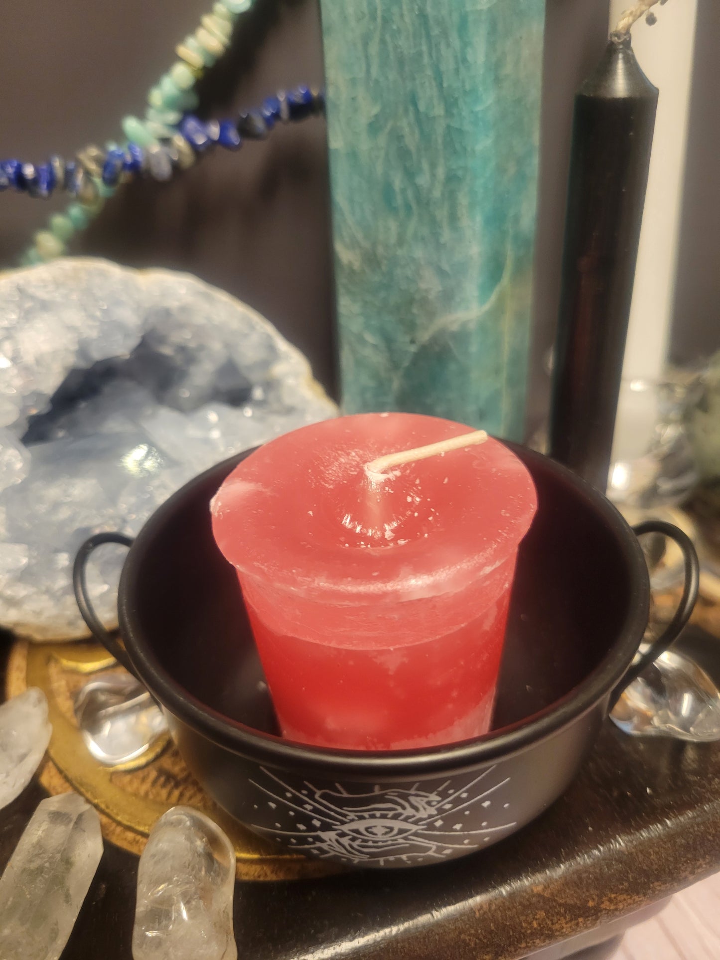 Manifest A Miracle Crystal Journey Votive