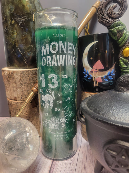 Money Drawing 7 Day Candle