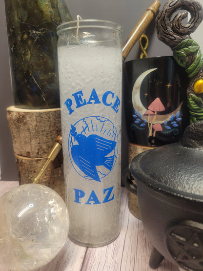 Peace 7 Day Candle