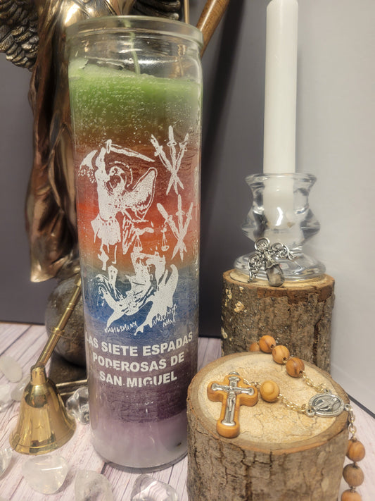 Powerful Saint Michael 7 Day Candle