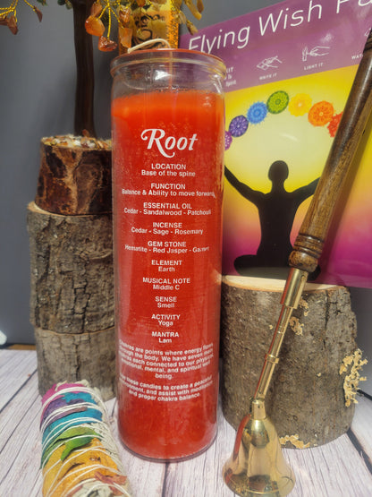 Root Chakra 7 Day Candle