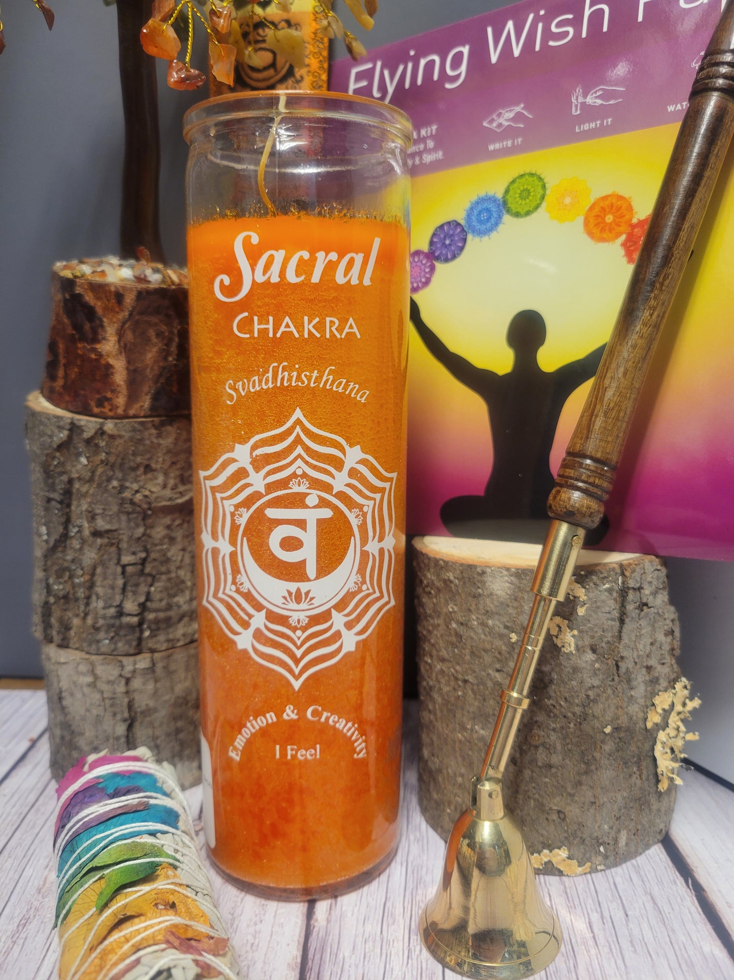 Sacral Chakra 7 Day Candle