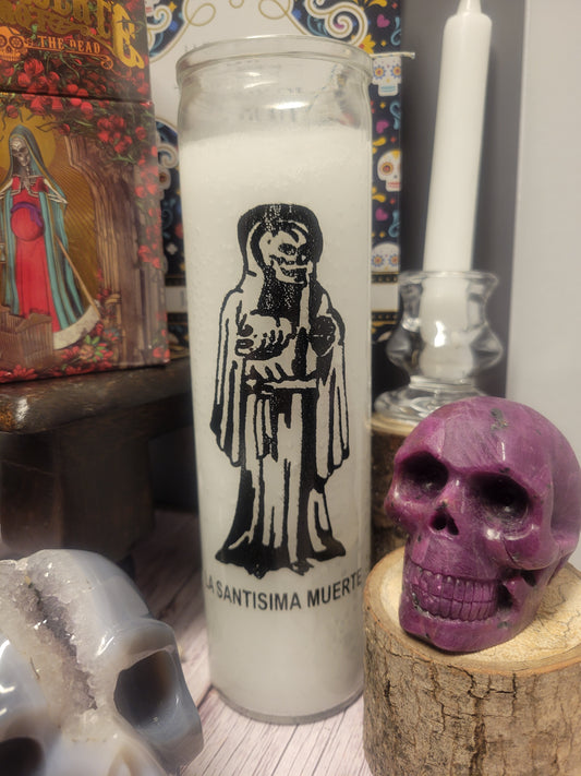 Santa Muerte (White) 7 Day Candle