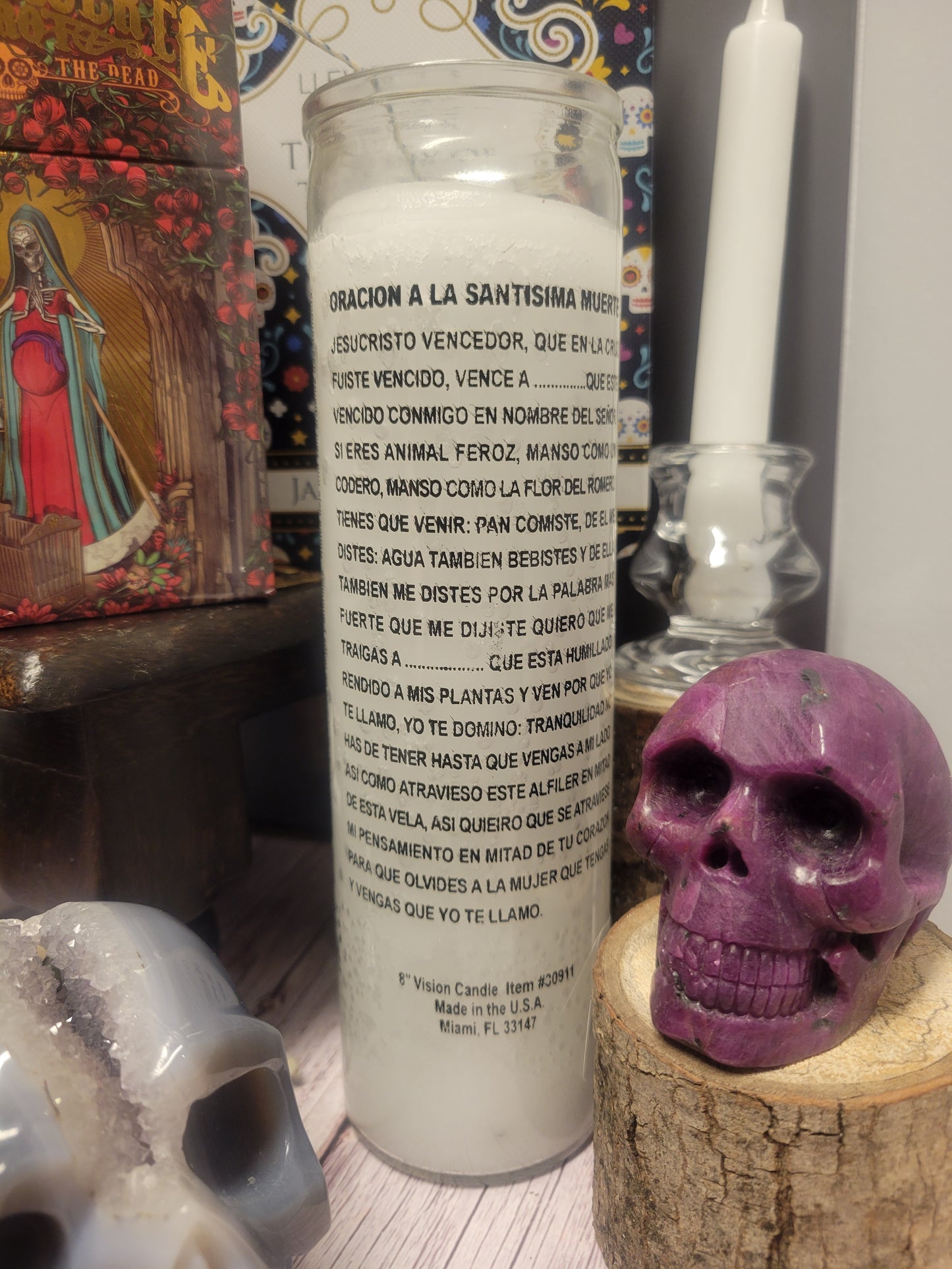 Santa Muerte (White) 7 Day Candle