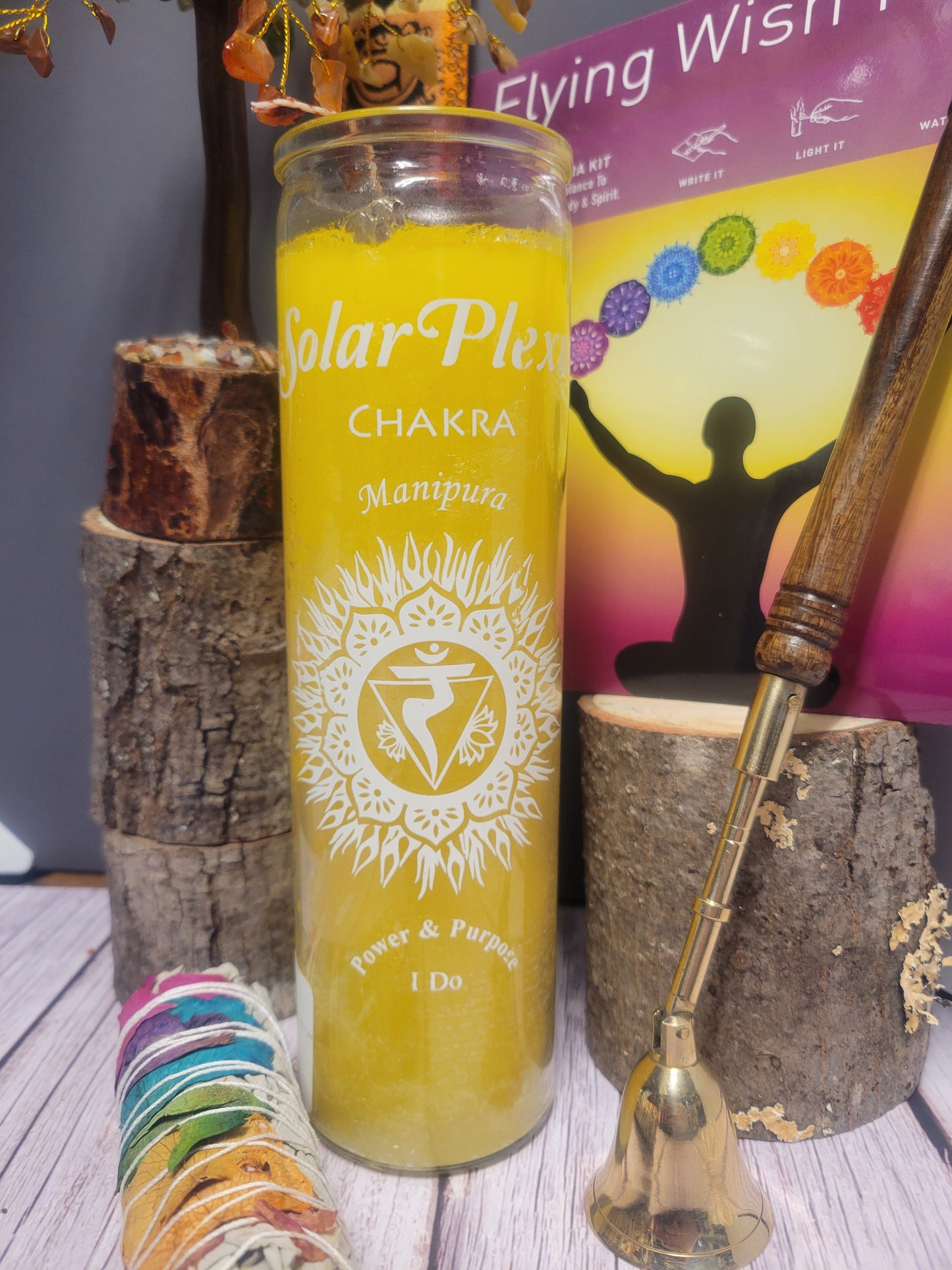 Solar Plexus Chakra 7 Day Candle