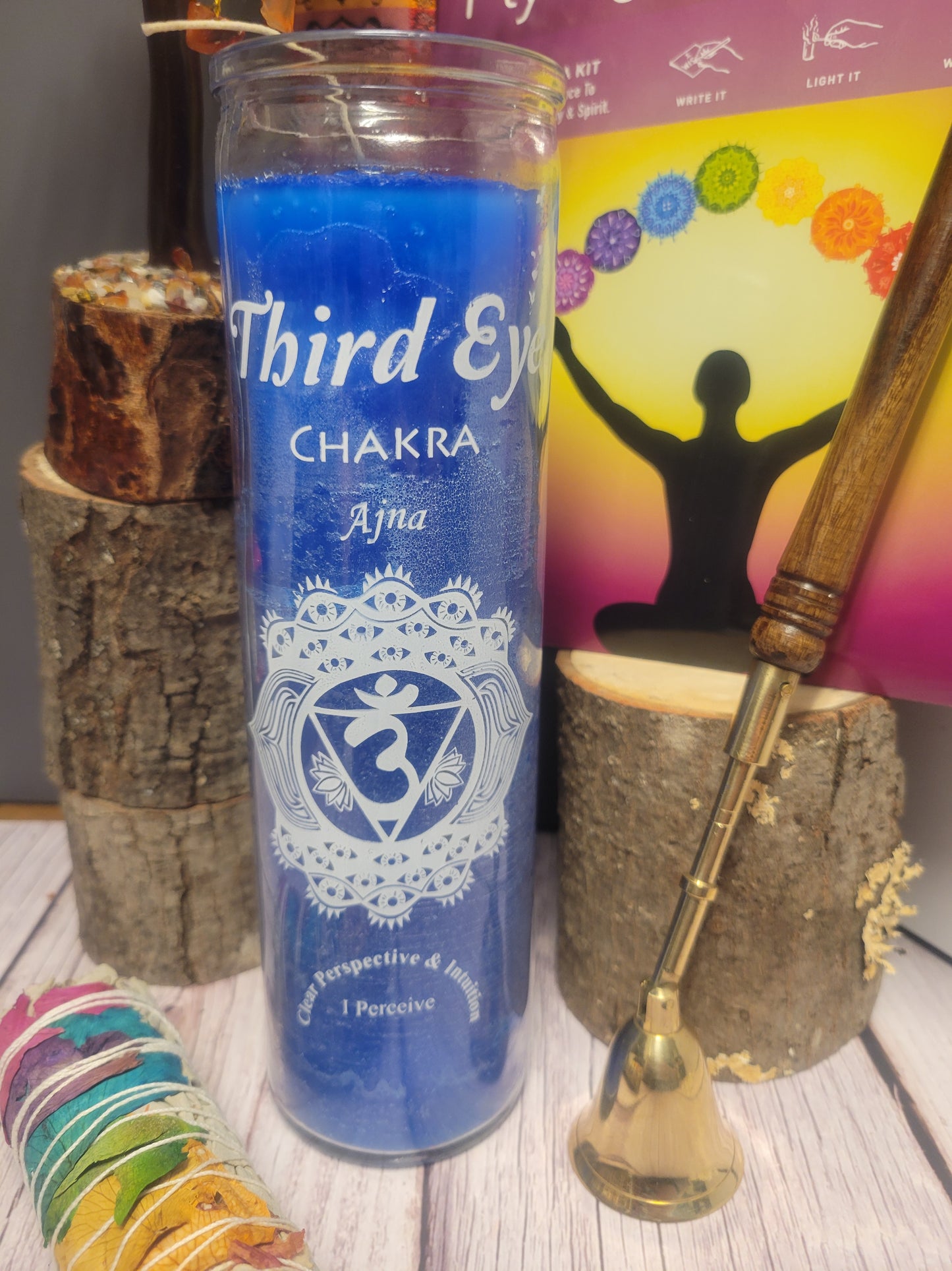 Third Eye Chakra 7 Day Candle