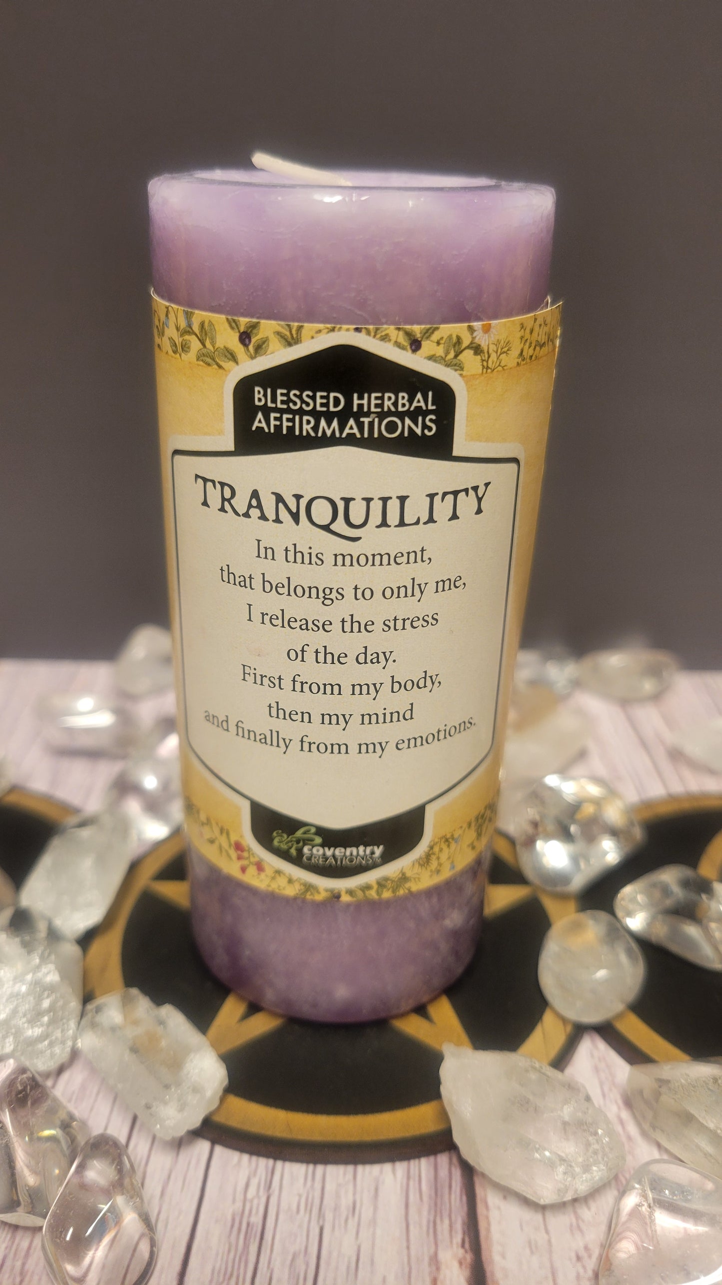 Affirmation Pillar - Tranquility